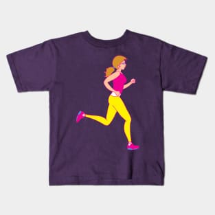 Running Girl Kids T-Shirt